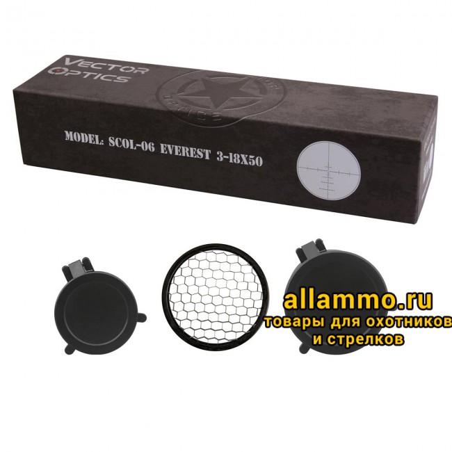 Оптический прицел Vector Optics Everest 3-18x50 SFP GenII кольца 30мм