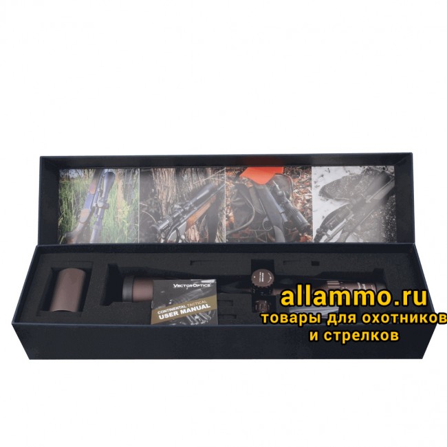 Оптический прицел Vector Optics Continental Tactical X6 4-24x50 FDE Zero Stop кольца 30мм
