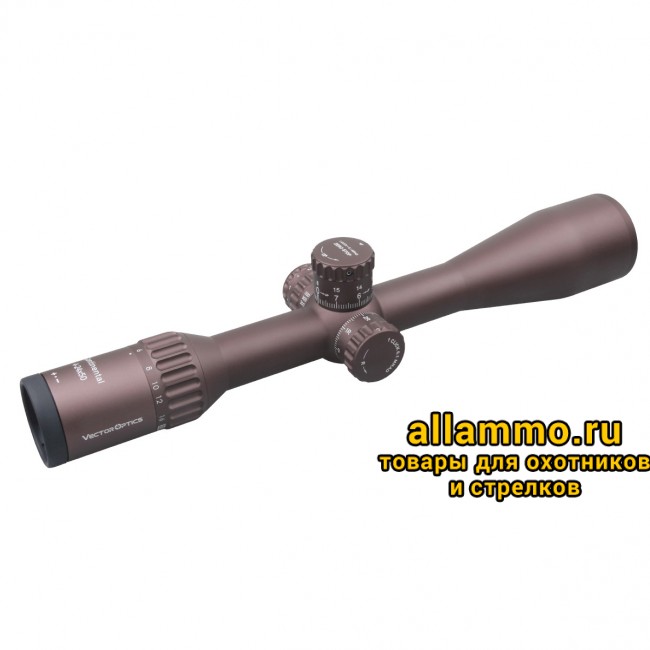 Оптический прицел Vector Optics Continental Tactical X6 4-24x50 FDE Zero Stop кольца 30мм