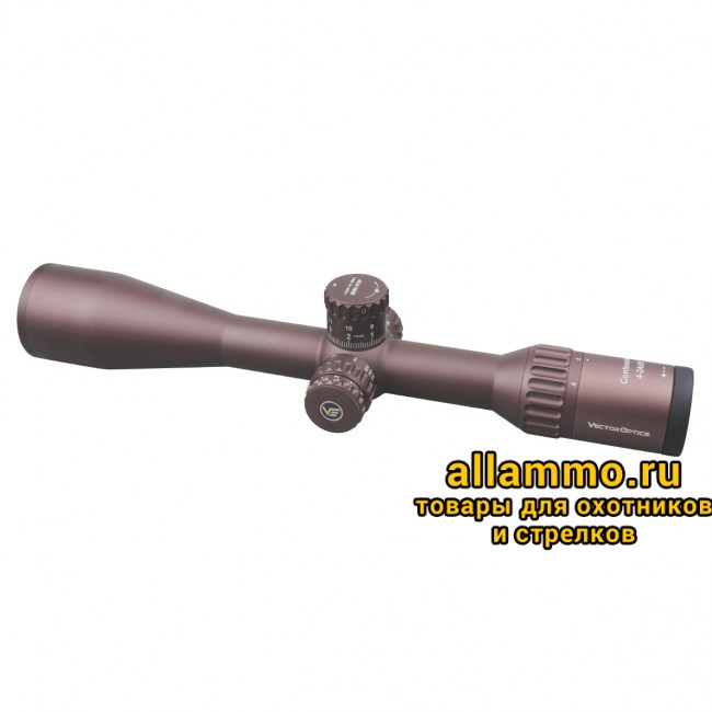 Оптический прицел Vector Optics Continental Tactical X6 4-24x50 FDE Zero Stop кольца 30мм