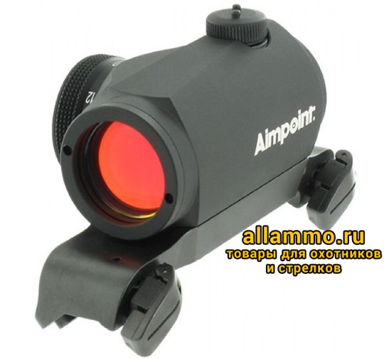56d925706e2cd.jpg Коллиматорный прицел Aimpoint Micro H-1 (2MOA) на Blaser (200090)