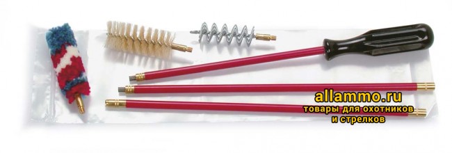 Набор для чистки оружия в полиэтиленовой упаковке Stil Crin 73B на 12 калибр