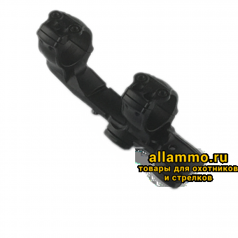 f6f3842b649037cb5041e135139d21aa.png SCP-3022D Кронштейн Spuhr кольца 30мм с двумя интерфейсами на Picatinny/Weaver L=141мм KR=70мм H=38мм