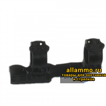 c183d02330960561fc15691c884719a2.png SCP-3022D Кронштейн Spuhr кольца 30мм с двумя интерфейсами на Picatinny/Weaver L=141мм KR=70мм H=38мм