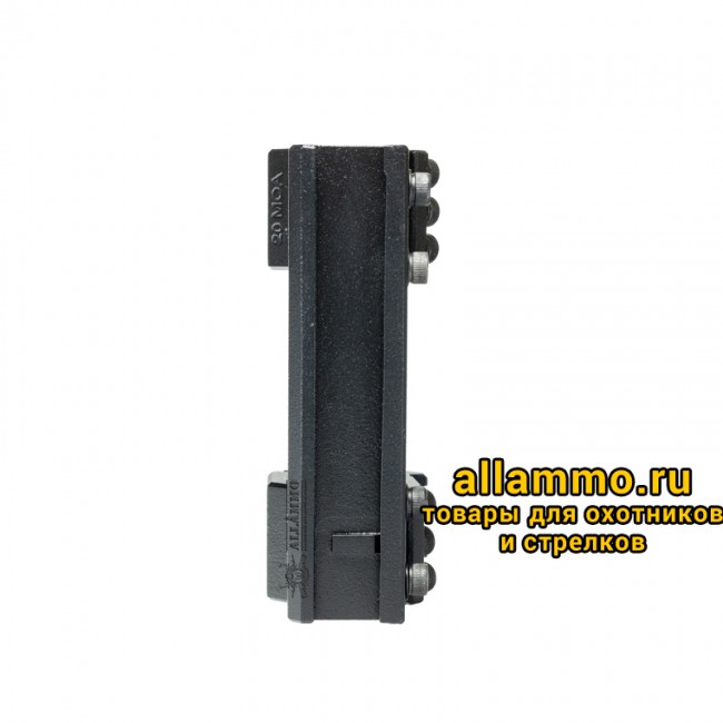 3 (1) Моноблочный кронштейн РОСТ "ХВАТ" 34мм H20мм 20MOA на Picatinny/Weaver