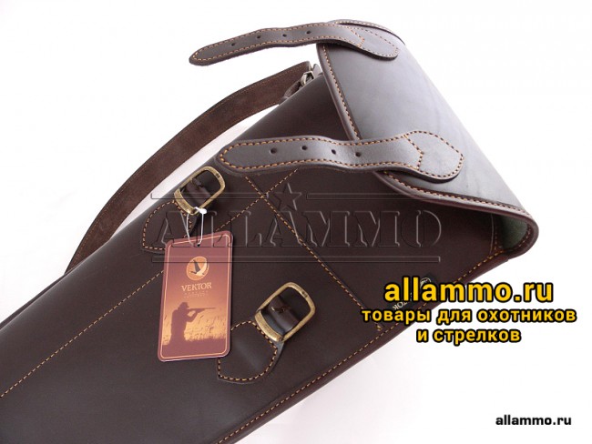 7 Чехол Вектор 78 см для ИЖ-27, ИЖ-43 и аналогов кожа (К-54)