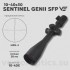 Оптический прицел Vector Optics Sentinel 10-40x50 GenII SFP кольца 30мм