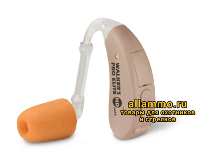 (XGE2B) Активный наушник Game Ear PRO HD ELITE, бежевый цвет, Walker`s (США)