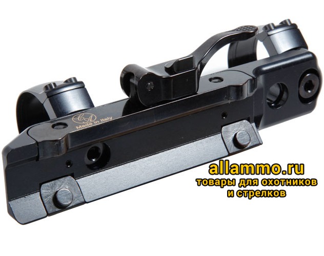 Contessa-BlaserRings-05.jpg Быстросъемный кронштейн Contessa Alessandro кольца 30мм на Blaser L=134мм KR=35мм ВН=5мм (SBB02/SP02)