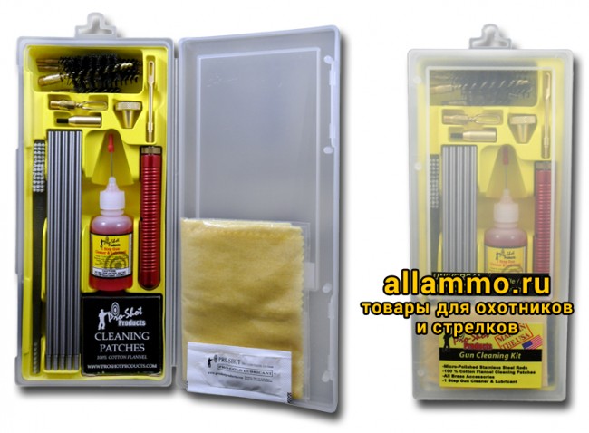 9abcd84326d8aea14de80664e7dfd826.jpg Набор для чистки PRO-SHOT Classic 12 калибр (S12Kit)