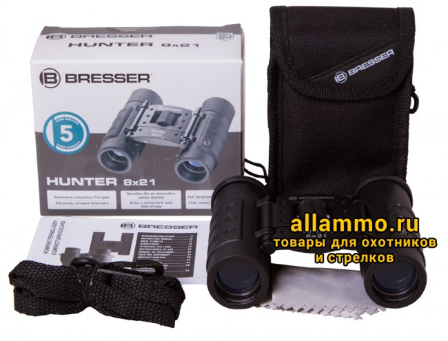 Бинокль Bresser Hunter 8x21 