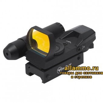 6047b9eeb92c737c0e2bf48ef5908d0b.jpg Коллиматорный прицел Firefield Impact Duo Reflex Sight с ЛЦУ на Weaver (FF26023)