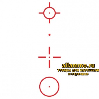 7342eb7c9786b8164b5188cb44b3d416.jpg Коллиматорный прицел Firefield Impact Duo Reflex Sight с ЛЦУ на Weaver (FF26023)