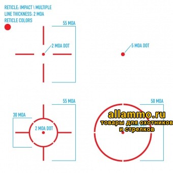 21a9a226a382d35b8e9c3ad74e14e314.jpg Коллиматорный прицел Firefield Impact Duo Reflex Sight с ЛЦУ на Weaver (FF26023)