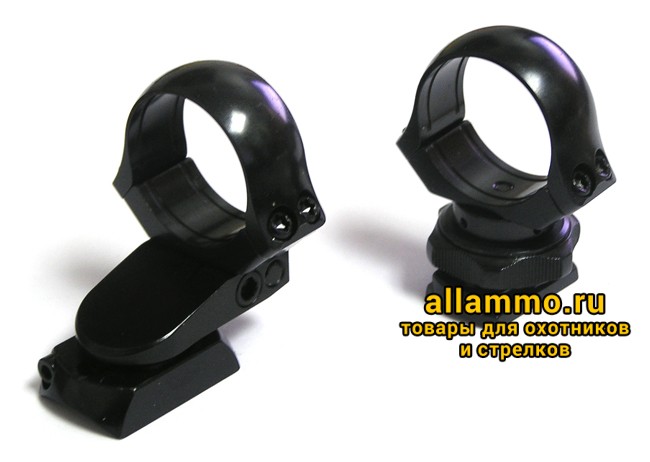 pic_12984b.JPG 121203 Быстросъемные поворотные кольца Suhl 30мм с основаниями на Sauer 202 KR=33мм BH=17мм