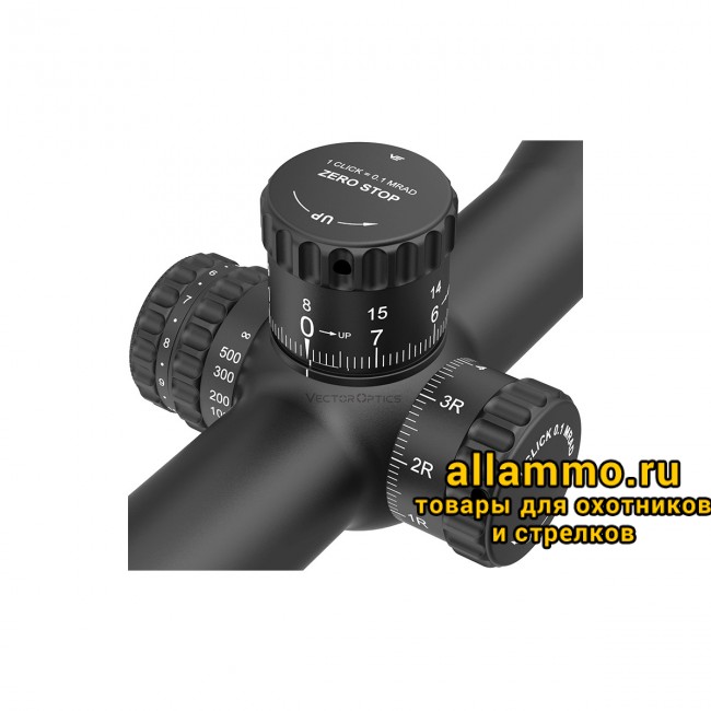 Оптический прицел Vector Optics Continental Tactical X8 2-16x44 SFP ED Zero Stop кольца 30мм