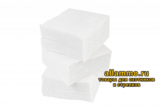 e32588247c248dd3cebf205197226333.jpg Патчи ЧИСТОGUN фланель, к.12-28, квадрат 60х60 мм, 500 шт., белый (CH-60x60/500)