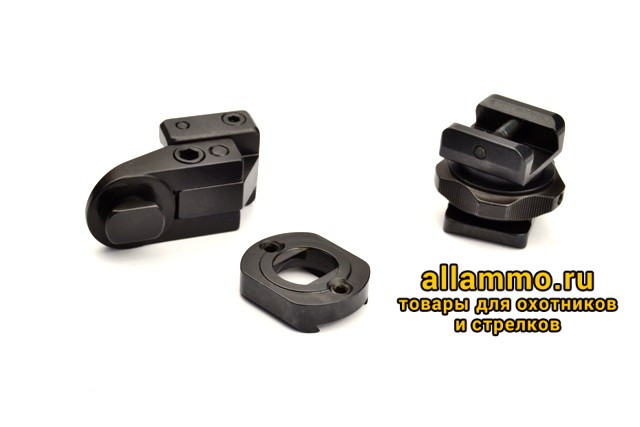 d60bc9d3d76340c94182fdeff47825ba.JPG 1022-40041 Быстросъемный поворотный кронштейн MAK под LM-призму с раздельными основаниями на CZ-527 KR=26мм BH=17