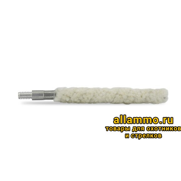 Хлопковый ершик пуховка Bore Tech .22 Cal. (5,6мм) резьба папа 8/32 (BTMB-22240)