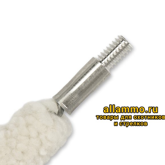 Хлопковый ершик пуховка Bore Tech .22 Cal. (5,6мм) резьба папа 8/32 (BTMB-22240)