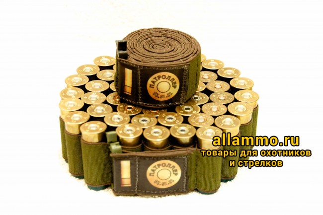 Патронташ-лента "Патроллер" на 50 патронов для 12/16 калибра