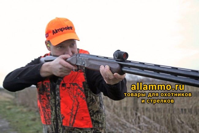 f76ec24987de973a14e823260e0e7534.jpg Коллиматорный прицел Aimpoint Micro S-1 (6MOA) на прицельную планку ружья (200369)