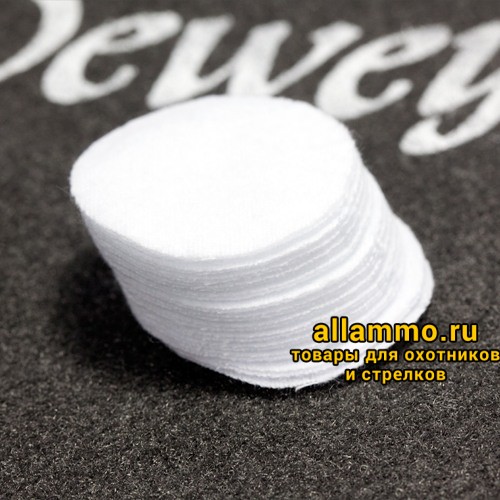 Круглые патчи J.DEWEY для .243-.270 калибра 500 шт. (BP-221)