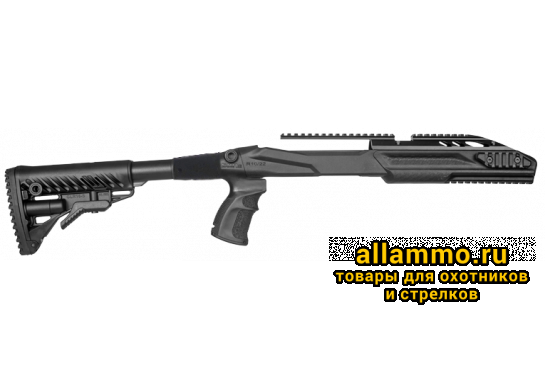 Ложе с рукояткой FAB Defense M4 PRO R10/22 и нескладным прикладом GLR16 для Ruger 10/22 