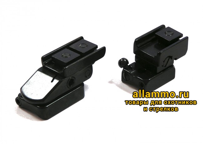 2400-00759 Быстросъемный поворотный кронштейн Apel EAW под шину Swarovski на Sauer 202 KR=21мм BH=17мм