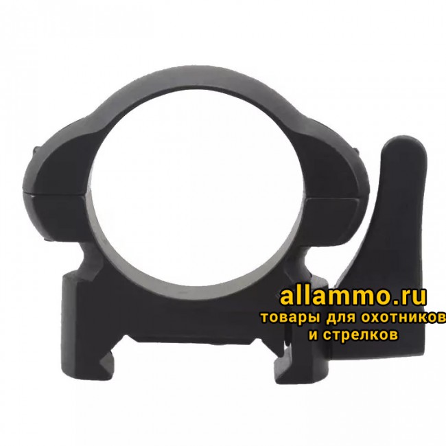 Кольца Vector Optics 25,4мм быстросъёмные на Picatinny/Weaver, стальные, низкие BH=17мм (SCSR-01)