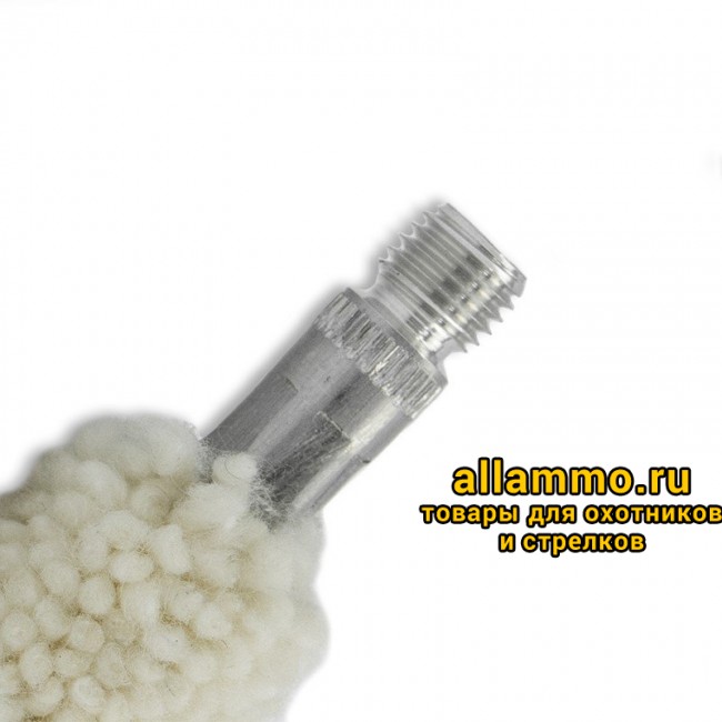 01f503453e3081f792746258ab3bc0f7.jpg Хлопковый ершик пуховка Bore Tech 12-16 Ga. резьба папа 5/16-27 (BTMS-12160)