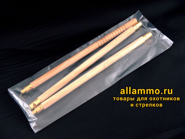 203dcf72a71a1df69ecc065b9ab71117.JPG Шомпол ShotTime, кал.12, дерево, составной (3 колена) (ST-RW-12)
