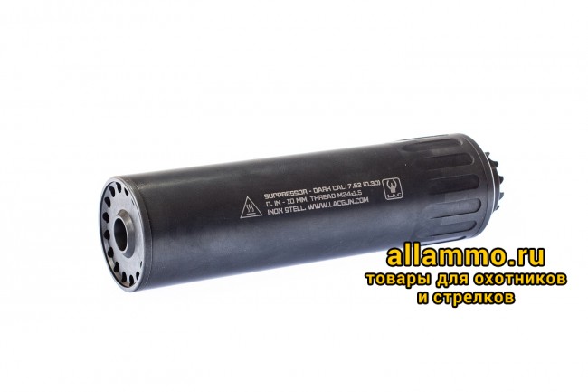 Газоразгруженный ДТК закрытого типа LAC на АК-74/Сайга-МК, кал. 7,62/.30, резьба 24*1.5 (LAC0212)