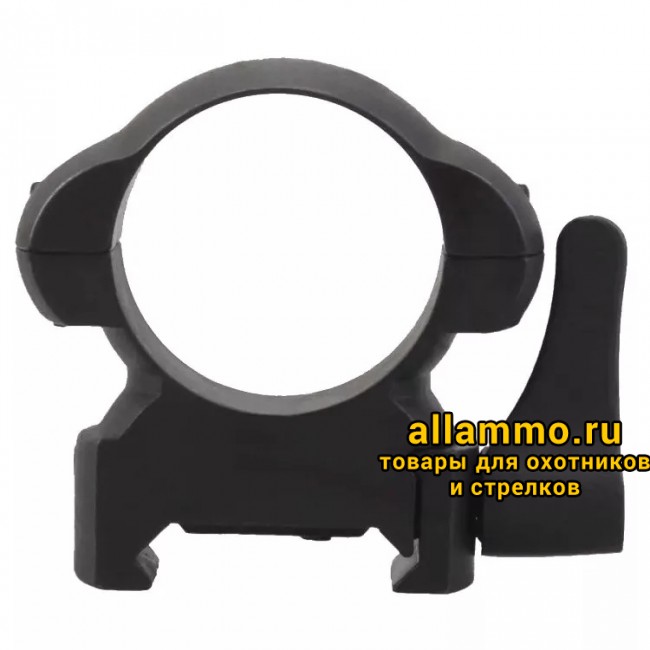 Кольца Vector Optics 25,4мм быстросъёмные на Picatinny/Weaver, стальные, средние BH=21мм (SCSR-02)