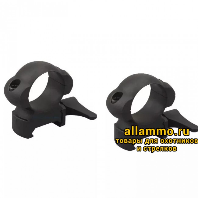 Кольца Vector Optics 25,4мм быстросъёмные на Picatinny/Weaver, стальные, средние BH=21мм (SCSR-02)