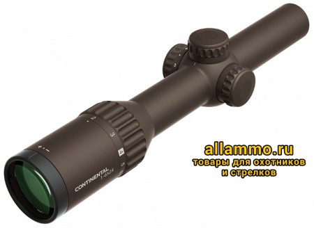 Оптический прицел Vector Optics Continental Hunting X6 1-6x24 FDE кольца 30 мм 