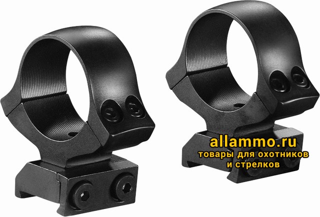 Кольца раздельные KOZAP CZ527 D26мм BH17.8 (No.19) средние