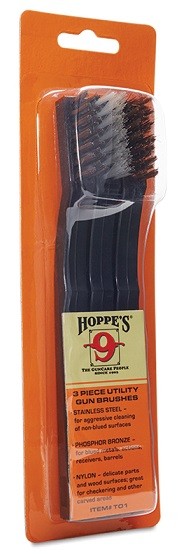 06b522f26f544f90978b4b5b40bb1aba.jpg Набор щёток Hoppe's 9, материал - сталь, нейлон, бронза