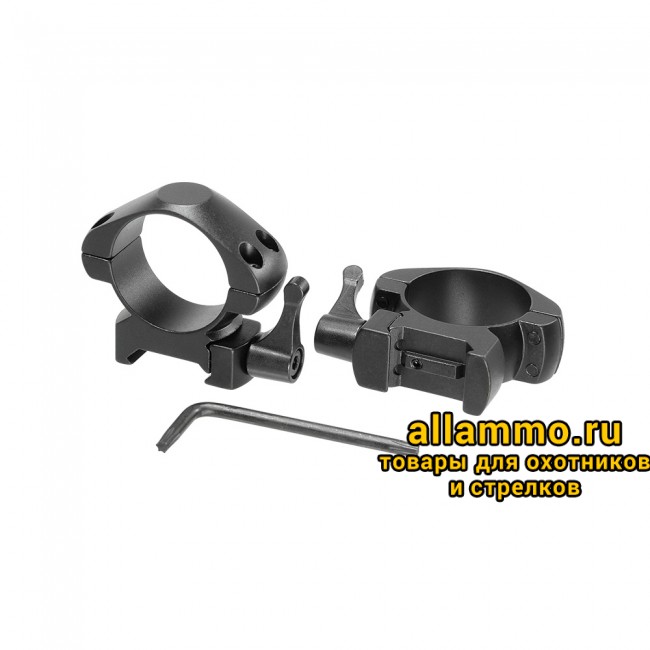 Кольца Veber 30мм на weaver быстросъёмные 3021QM 