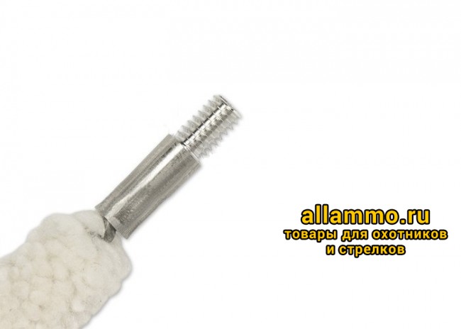 Хлопковый ершик пуховка Bore Tech .270 Cal. (6мм) резьба папа 8/32 (BTMB-24270)