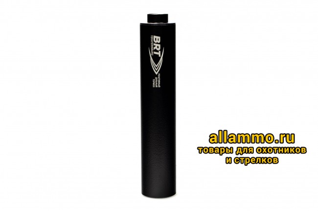 IMG_8108 Реактивный ДТКП закрытого типа BRT с газосбросом для Browning, кал .30 (220 мм, резьба 9/16"-24 UNEF, п/п 10мм, ⌀ 50мм)