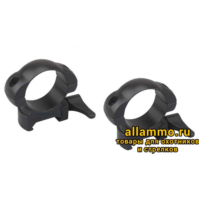 Кольца Vector Optics 30мм быстросъёмные на Picatinny/Weaver, стальные, средние BH=21мм (SCSR-05)