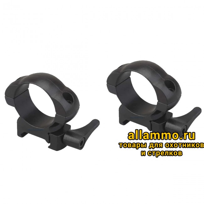 Кольца Vector Optics 30мм быстросъёмные на Picatinny/Weaver, стальные, средние BH=21мм (SCSR-05)