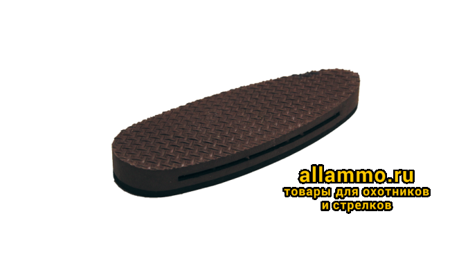 Тыльник для приклада 16 мм, с рисунком, коричневый D