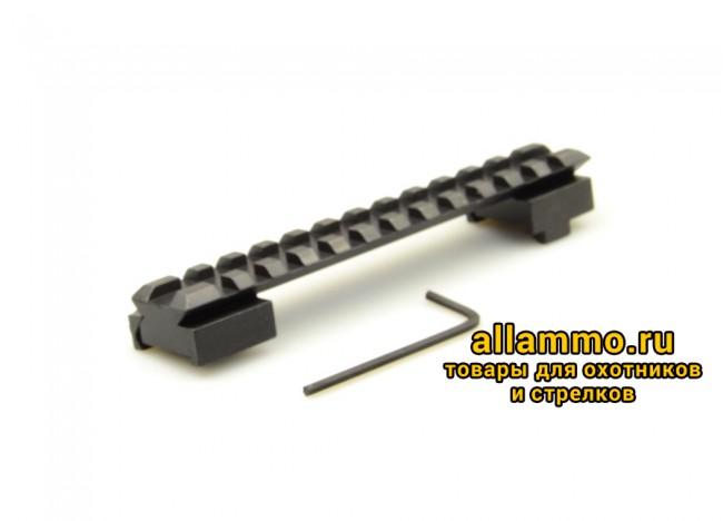 Планка KOZAP Picatinny/Weaver на CZ550/CZ557 стальная (единое) (No.68)