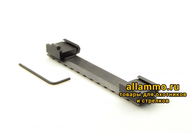 Планка KOZAP Picatinny/Weaver на CZ550/CZ557 стальная (единое) (No.68)