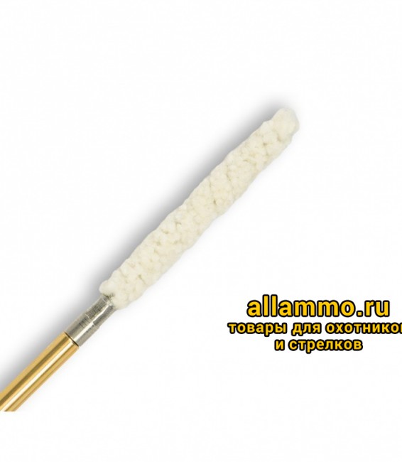 ea1ab5ff9d6c1f56b5447e4669250508.jpg Хлопковый ершик пуховка Bore Tech .40 Cal. (8,9мм) резьба папа 8/32 (BTMB-35400)