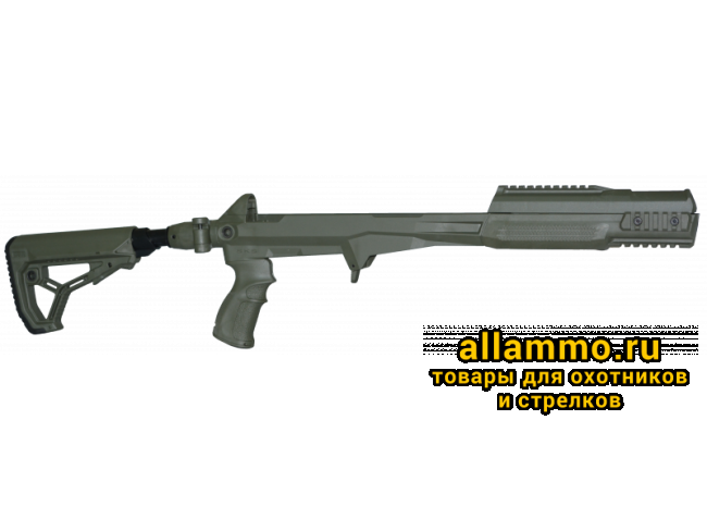 Ложе с рукояткой FAB Defense M4 SKS SB и прикладом GL-CORE и амортизирующей трубкой для СКС