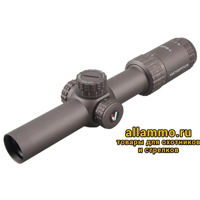 Оптический прицел Vector Optics VictOptics S6 1-6x24 SFP Coyote FDE кольца 30мм