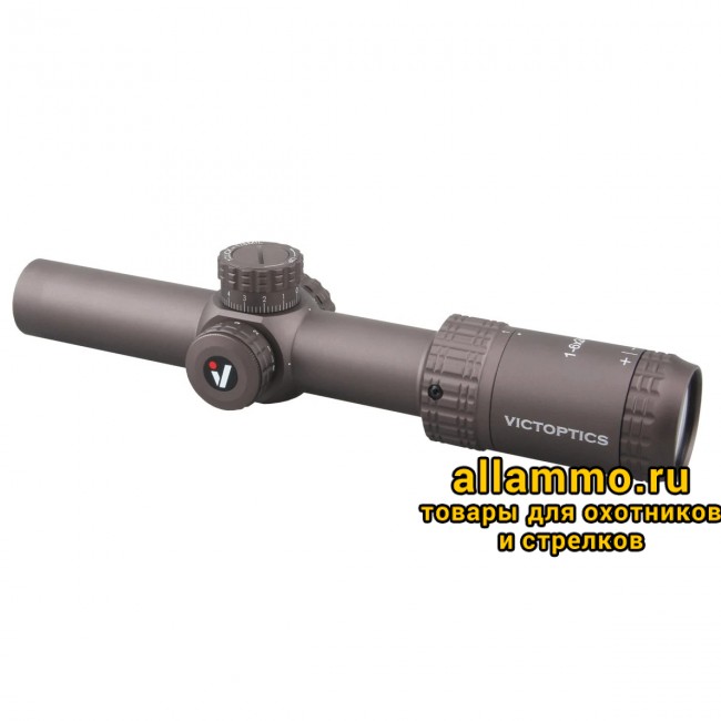 Оптический прицел Vector Optics VictOptics S6 1-6x24 SFP Coyote FDE кольца 30мм
